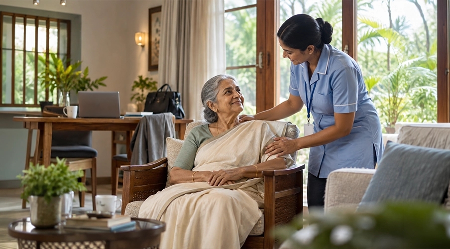 Busy Schedule Loved One At Home Home Care Services In Trivandrum Can Help in Trivandrum